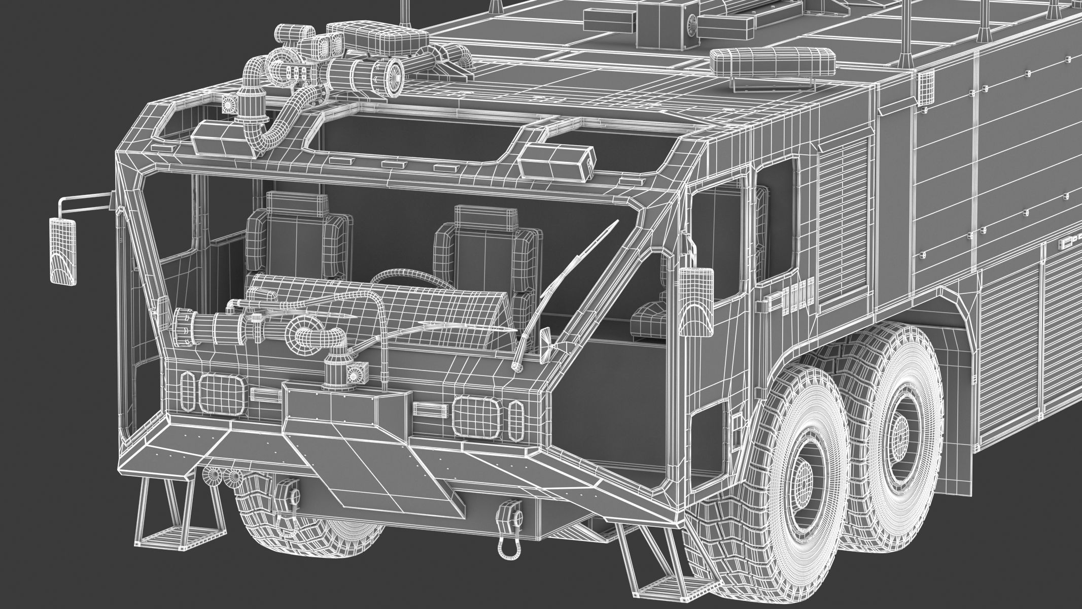 Oshkosh Striker 4500 Airport Fire Truck Toronto Pearson 3D model_31