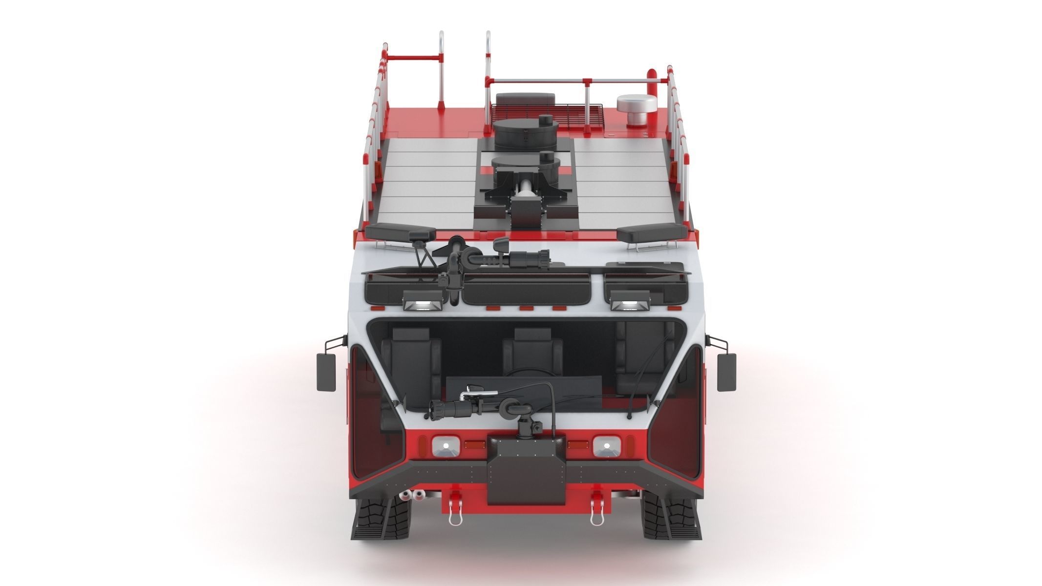 Oshkosh Striker 4500 Airport Fire Truck Toronto Pearson 3D model_2