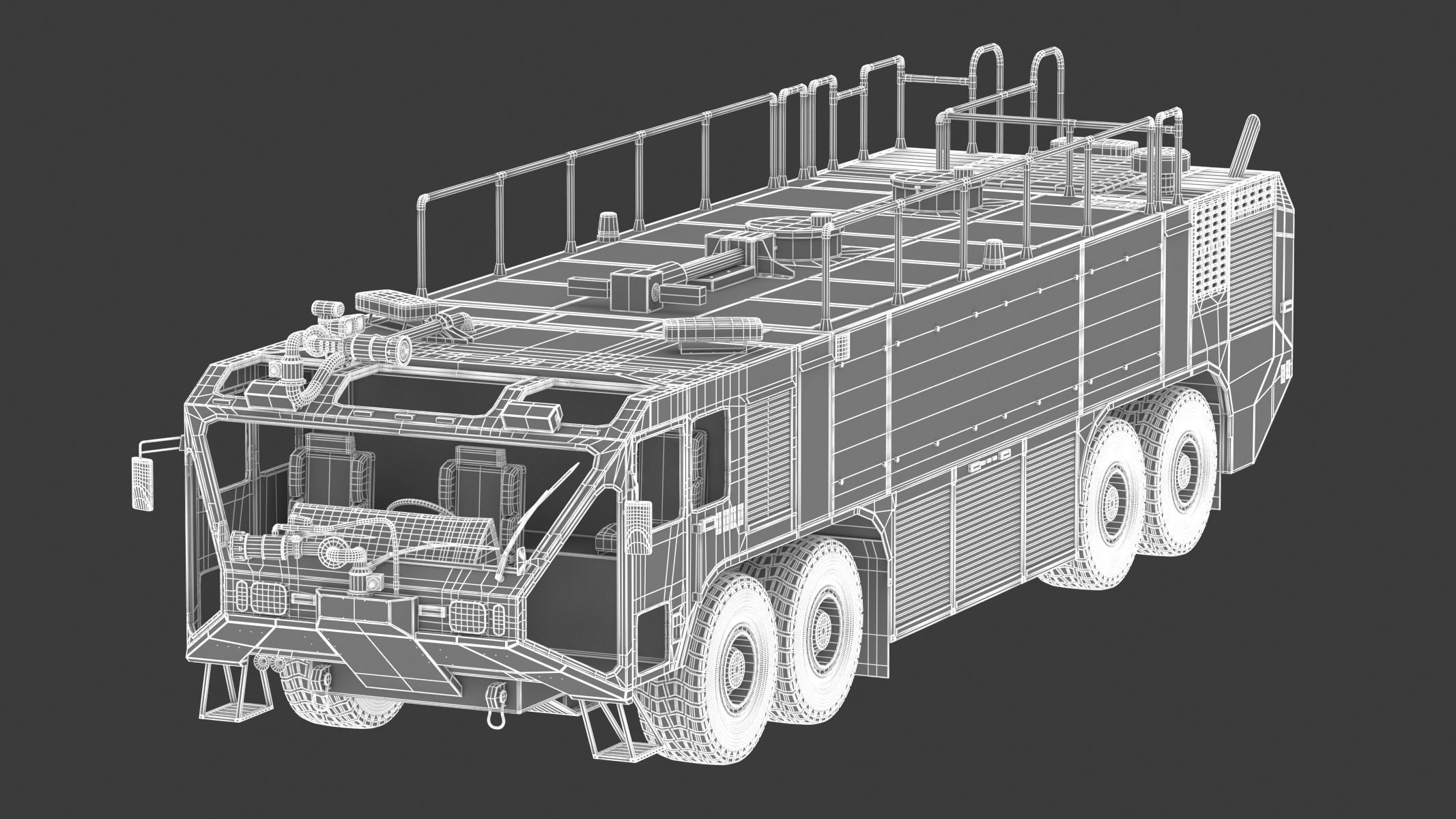 Oshkosh Striker 4500 Airport Fire Truck Toronto Pearson 3D model_21