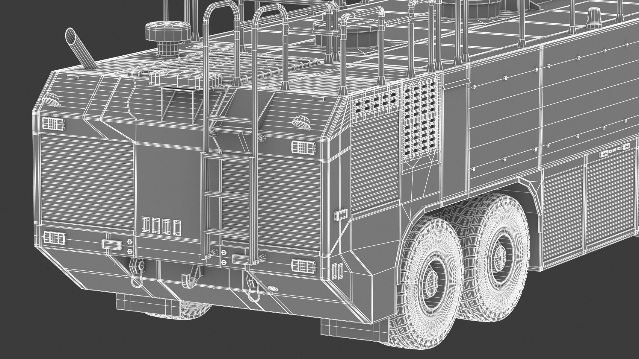 Oshkosh Striker 4500 Airport Fire Truck Toronto Pearson 3D model_37