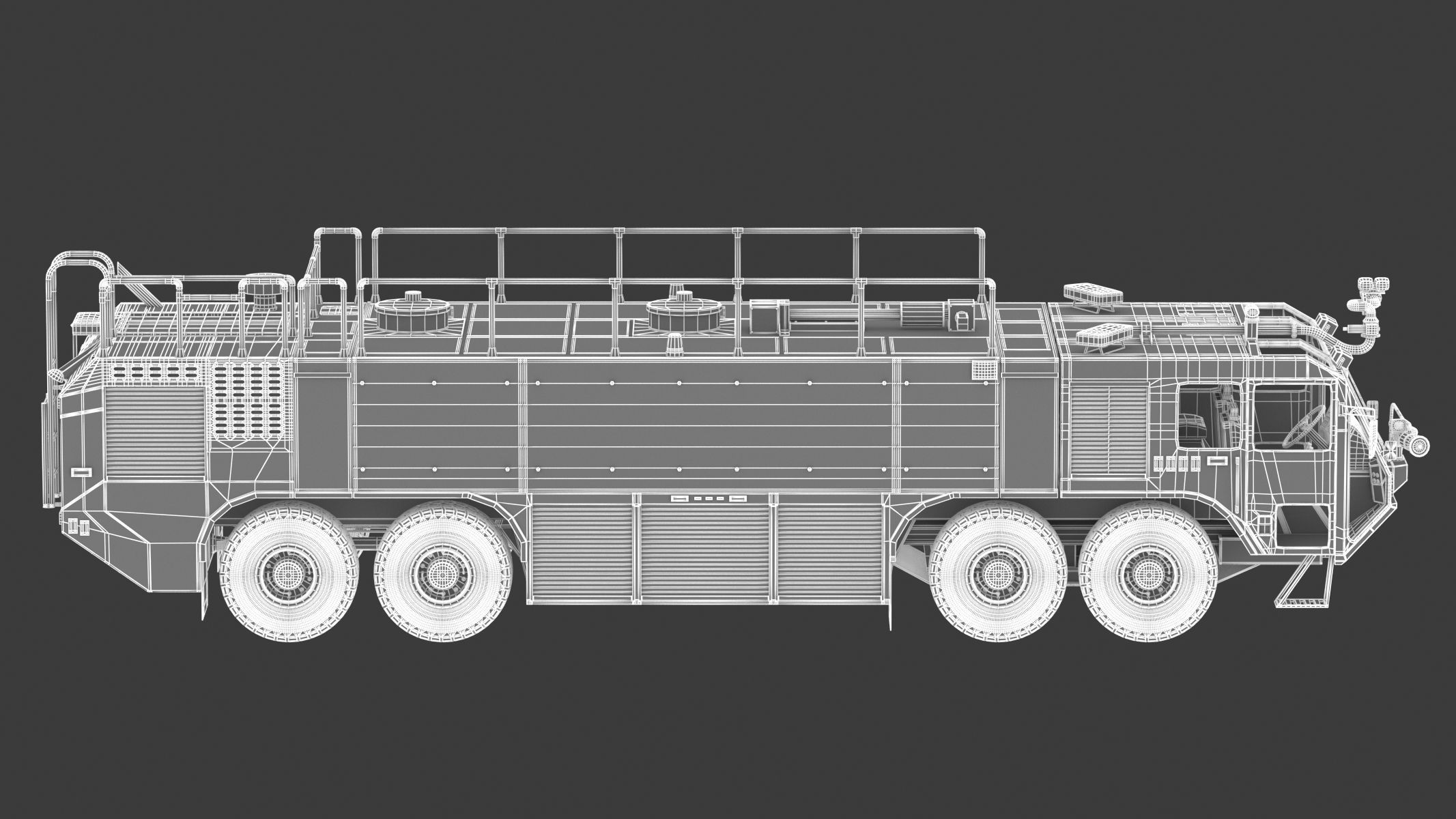Oshkosh Striker 4500 Airport Fire Truck Toronto Pearson 3D model_25