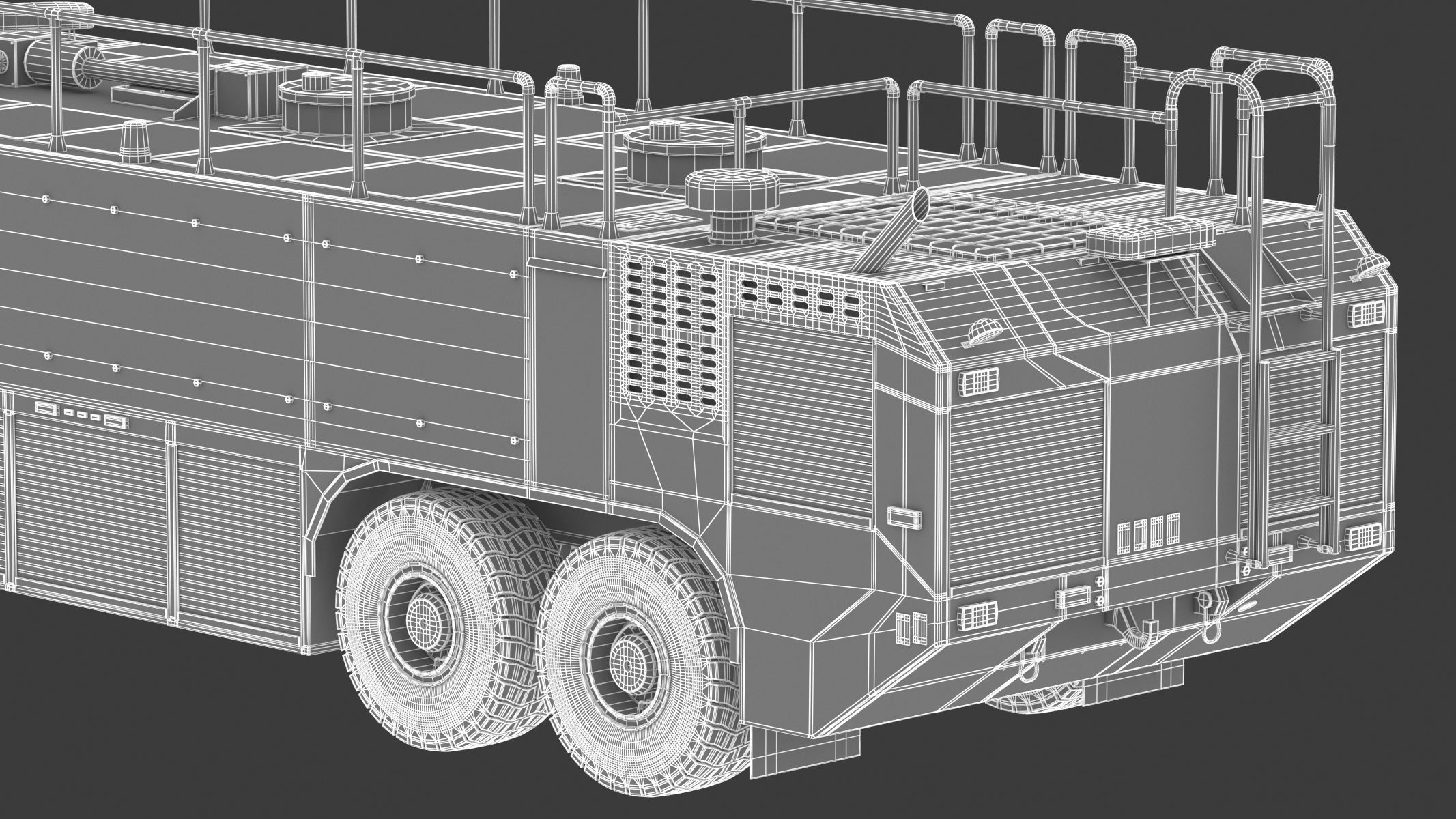 Oshkosh Striker 4500 Airport Fire Truck Toronto Pearson 3D model_39