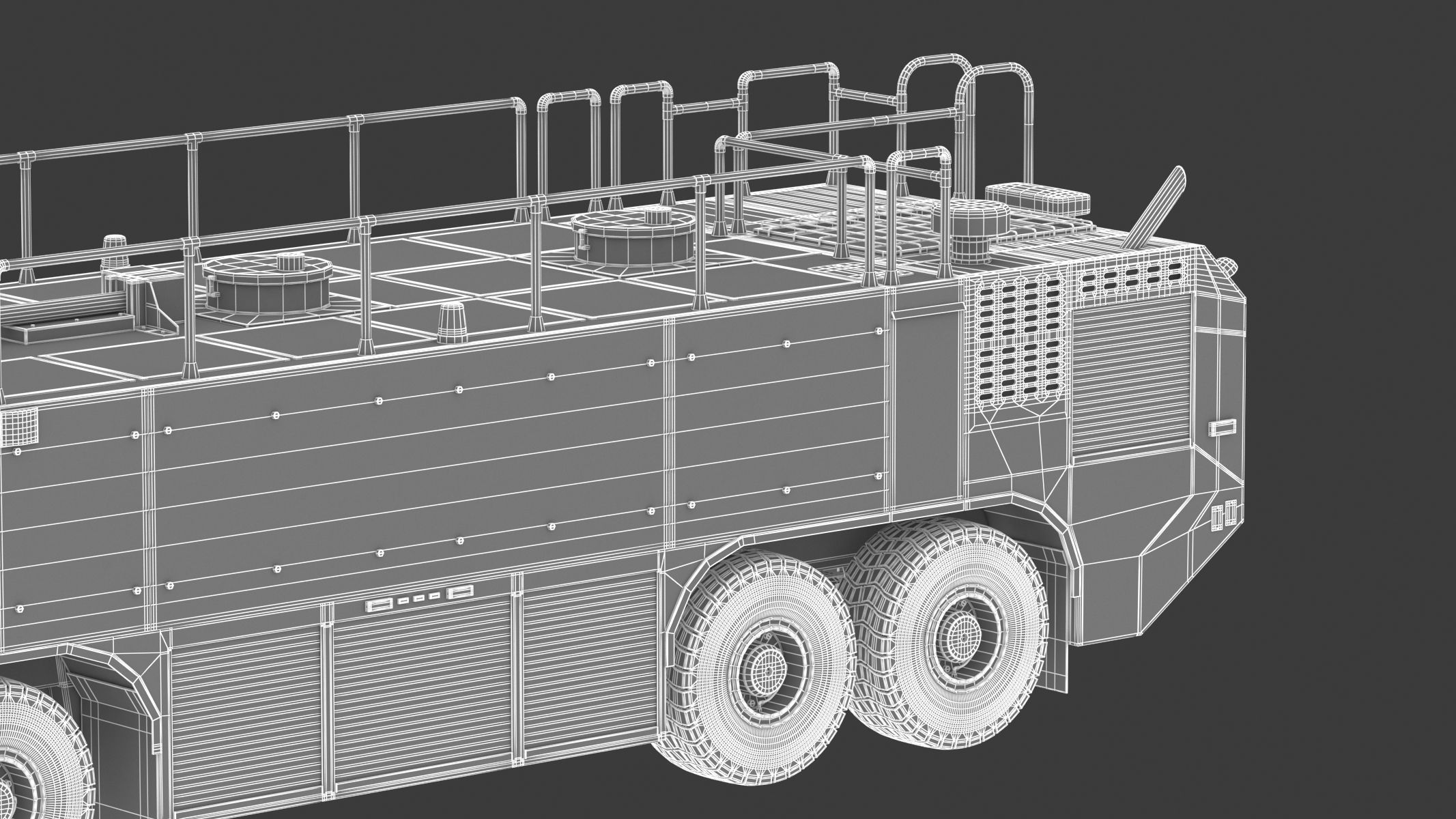 Oshkosh Striker 4500 Airport Fire Truck Toronto Pearson 3D model_30