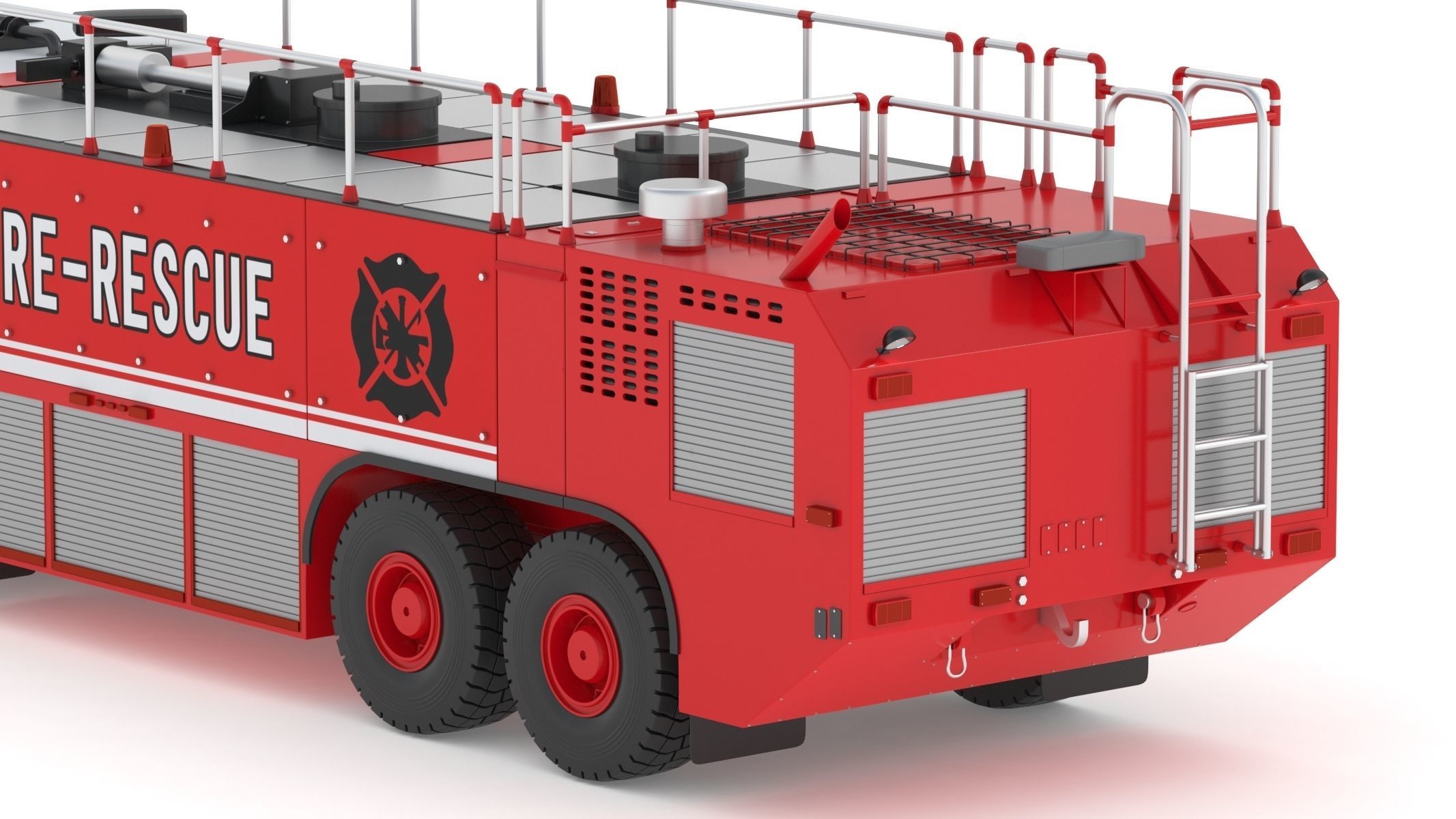 Oshkosh Striker 4500 Airport Fire Truck Toronto Pearson 3D model_18