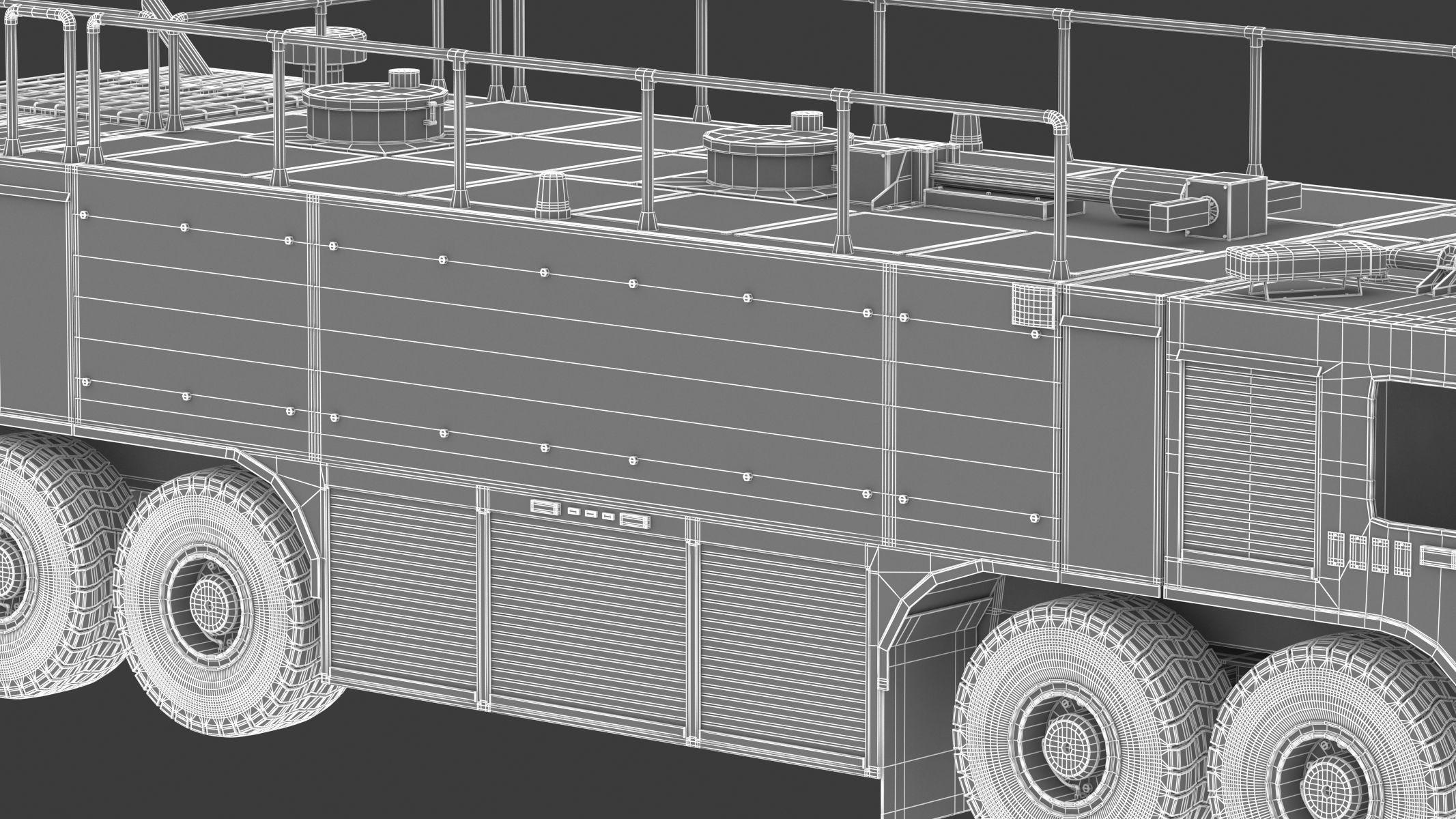 Oshkosh Striker 4500 Airport Fire Truck Toronto Pearson 3D model_34