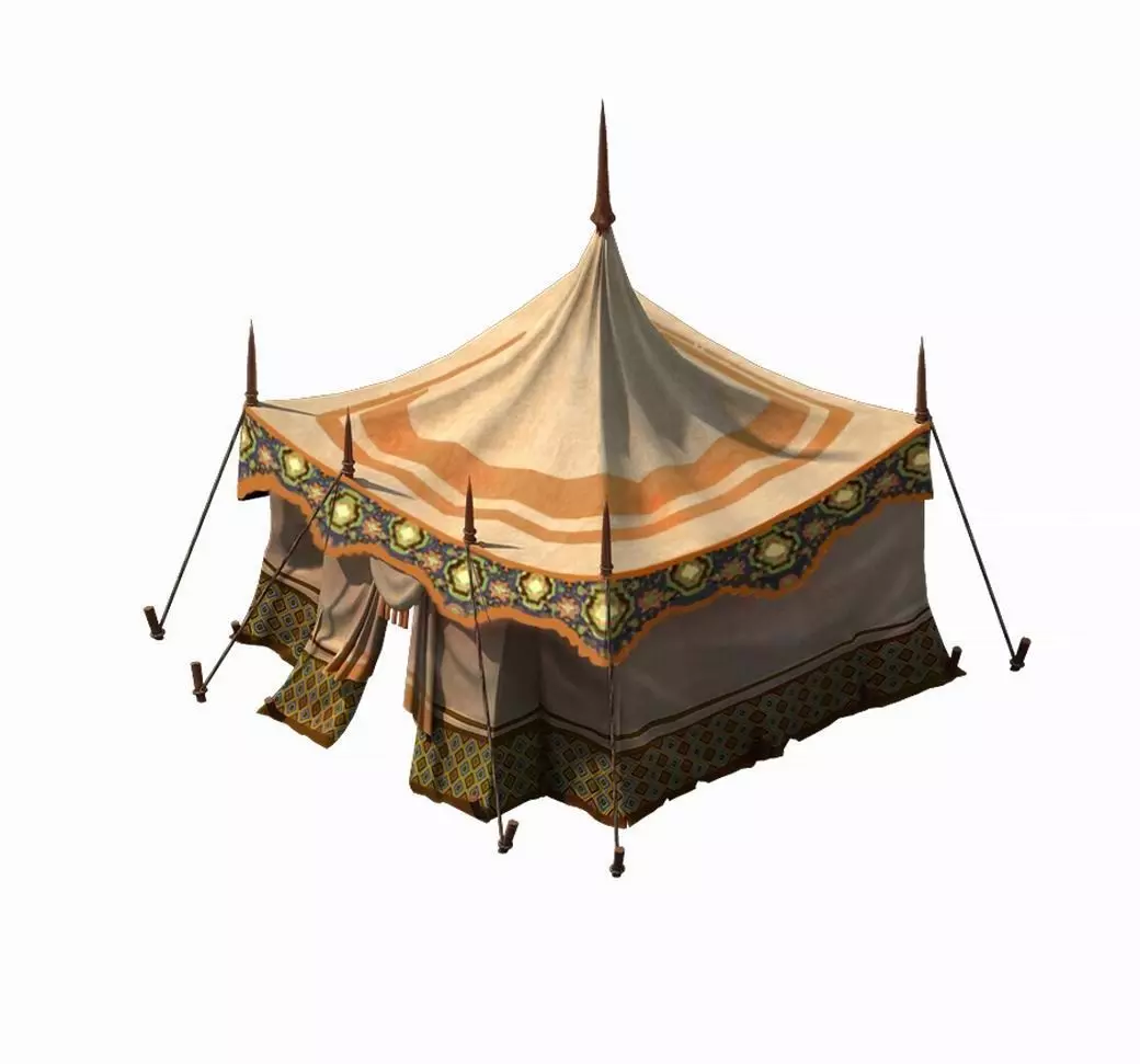 Death Desert - Tent 071 3D model_0