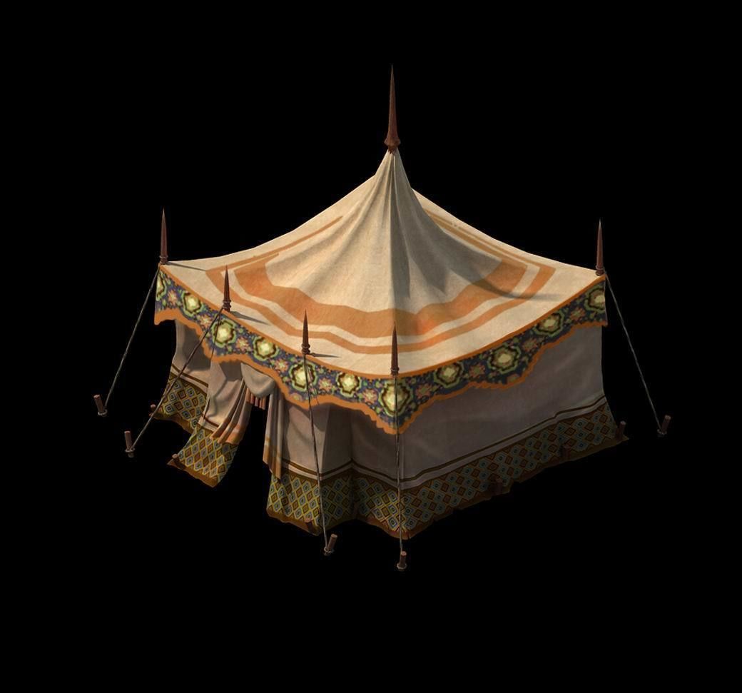 Death Desert - Tent 071 3D model_1