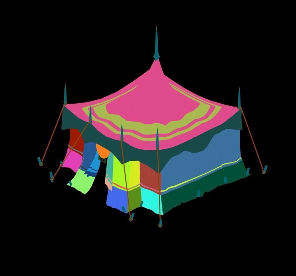Death Desert - Tent 071 3D model_3