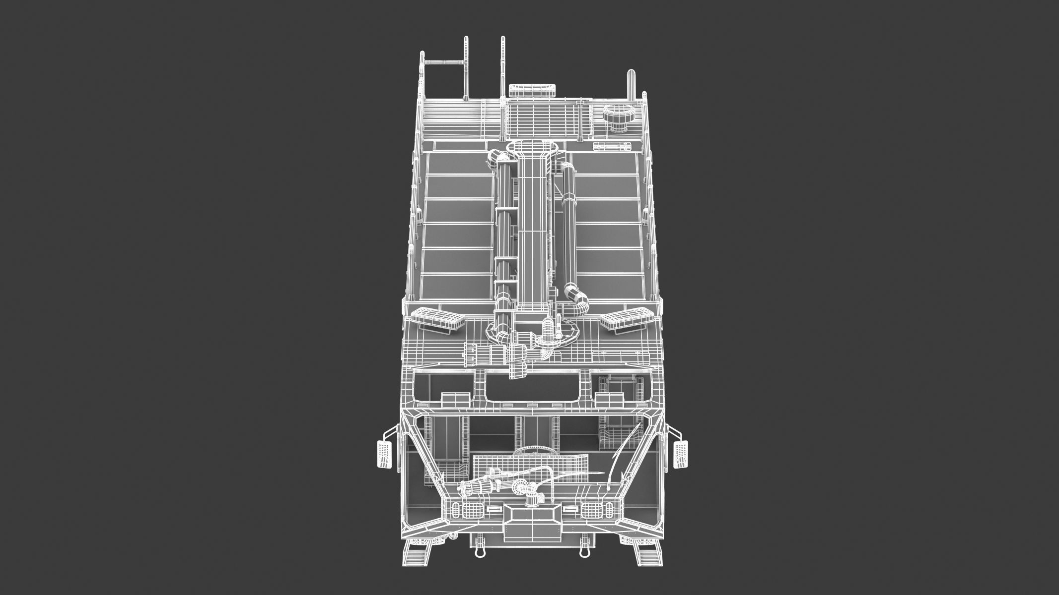 Oshkosh Striker 4500 ARFF Airport Engine 3D model_29