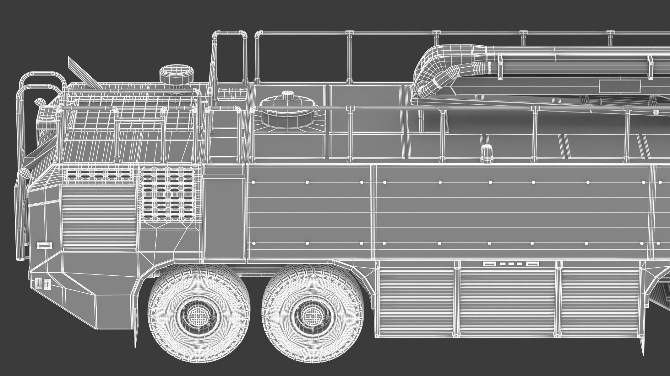 Oshkosh Striker 4500 ARFF Airport Engine 3D model_31
