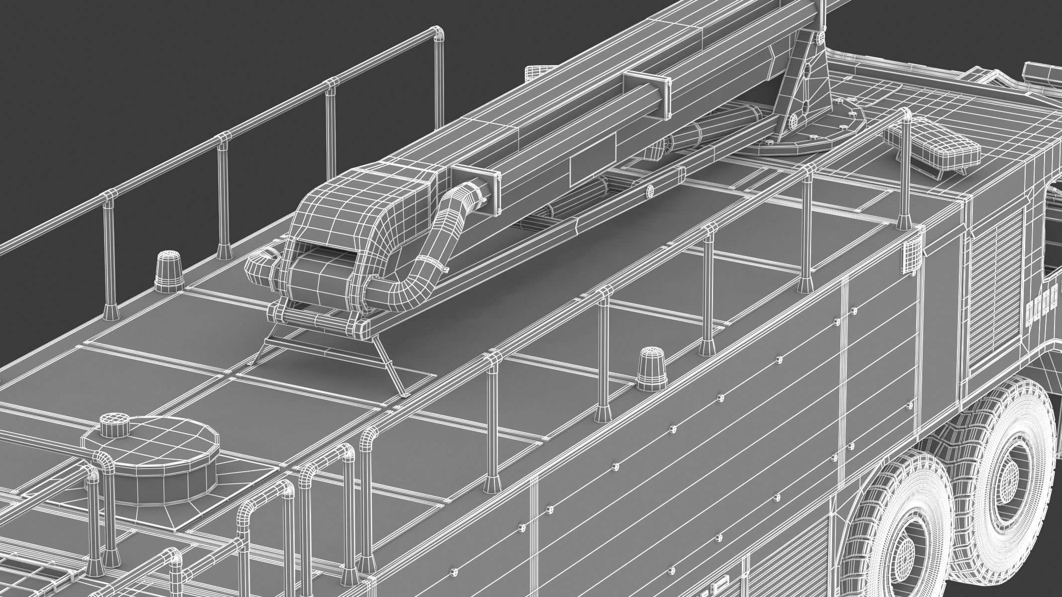 Oshkosh Striker 4500 ARFF Airport Engine 3D model_33