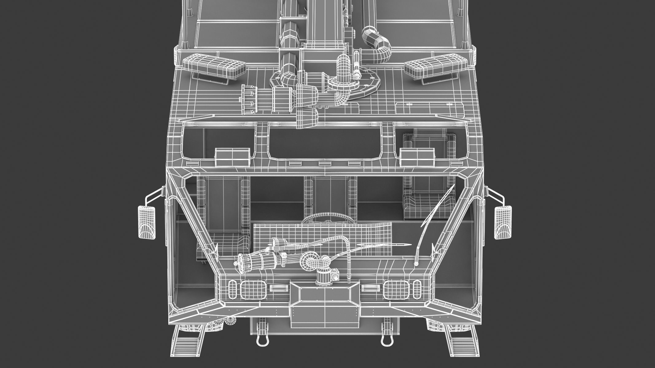 Oshkosh Striker 4500 ARFF Airport Engine 3D model_39