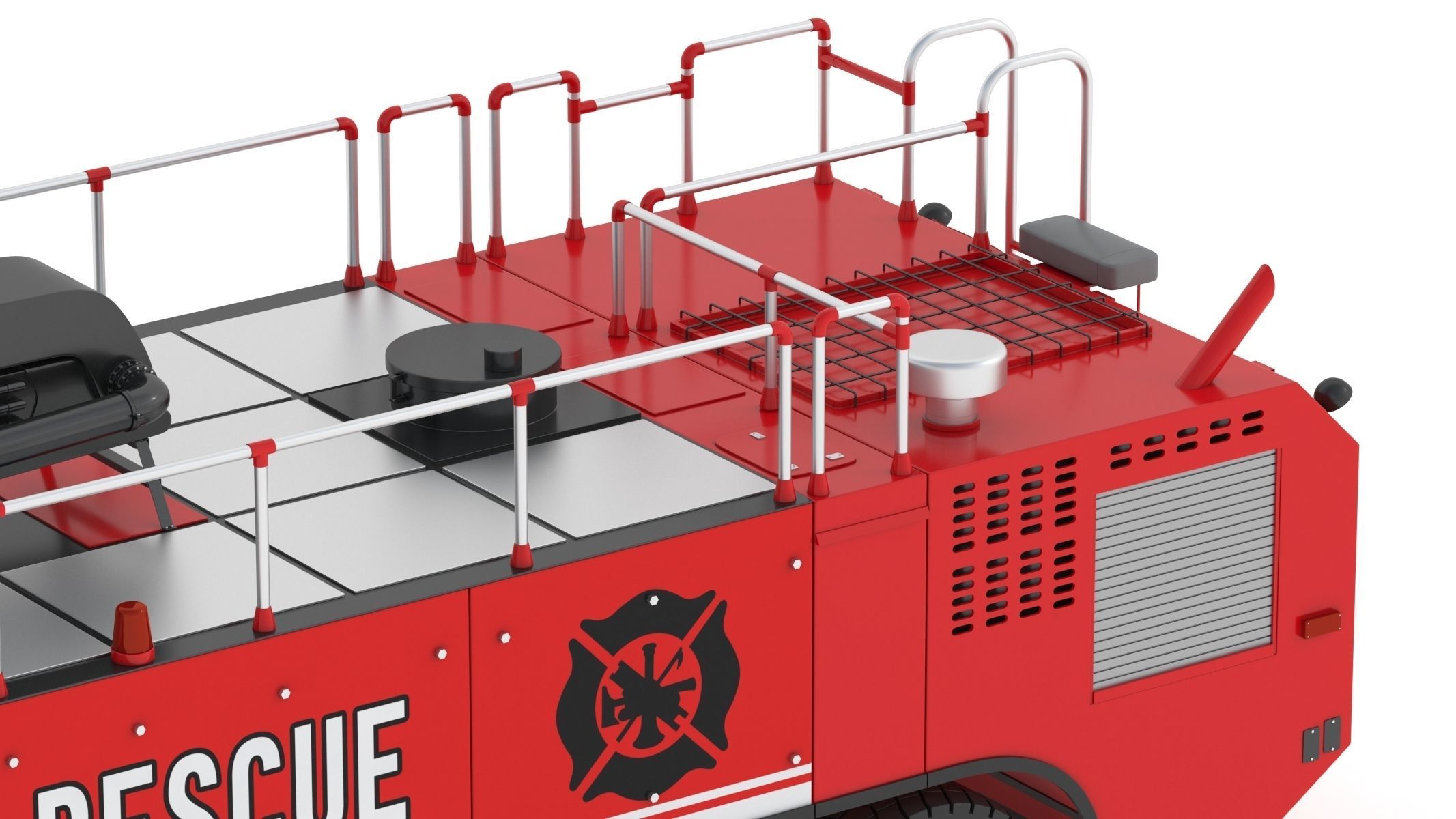 Oshkosh Striker 4500 ARFF Airport Engine 3D model_17