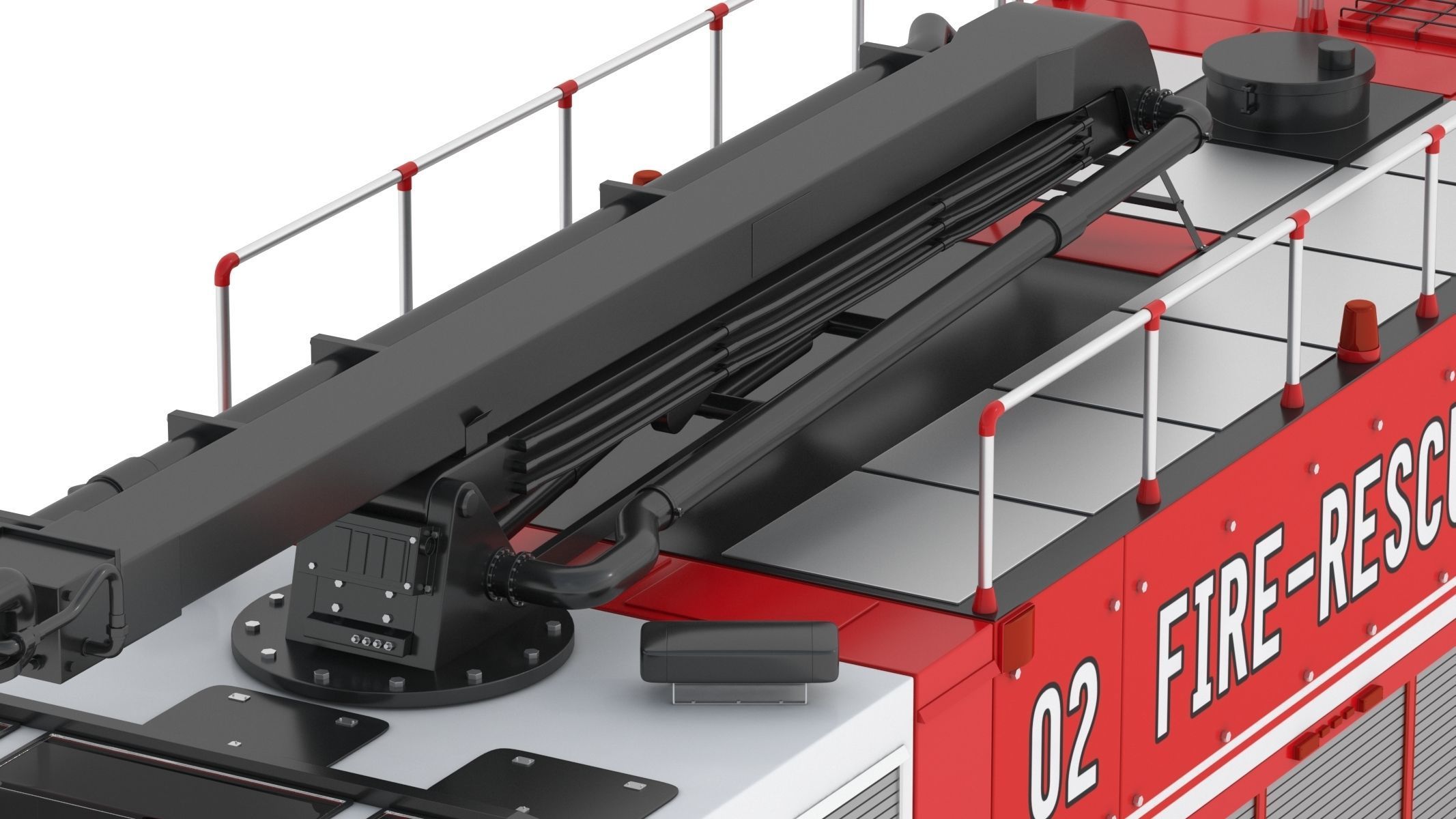 Oshkosh Striker 4500 ARFF Airport Engine 3D model_18