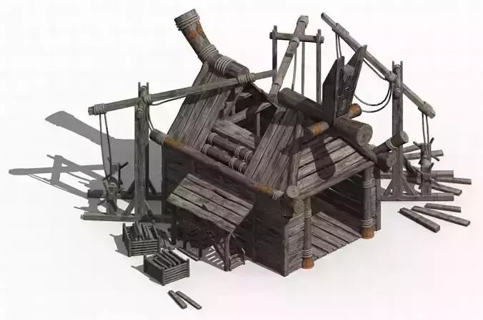 Mining and logging 3D model