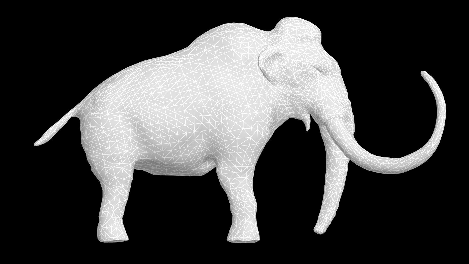 mammoth elephant 3D model_9
