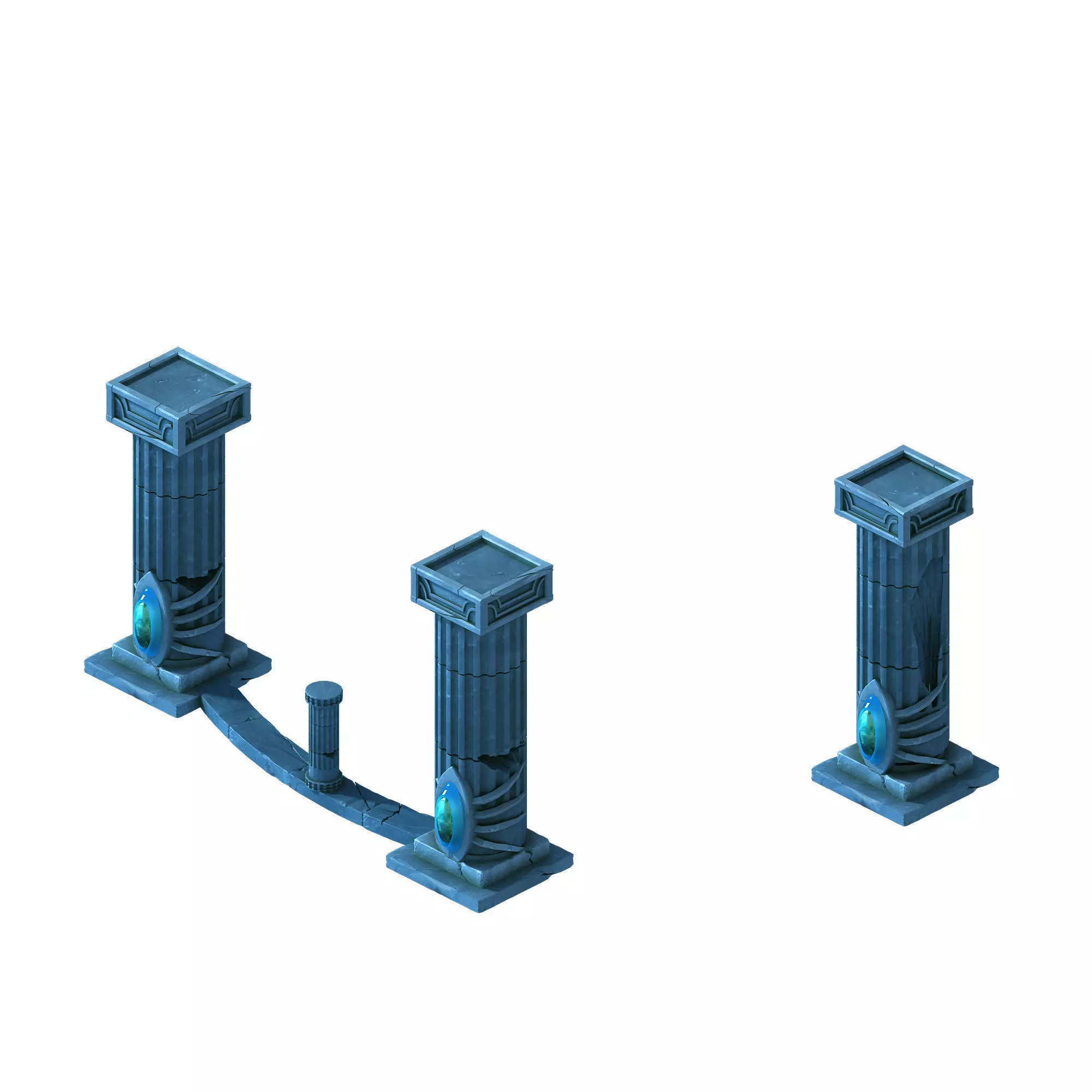 Endless sea - pillar 2 3D model_0