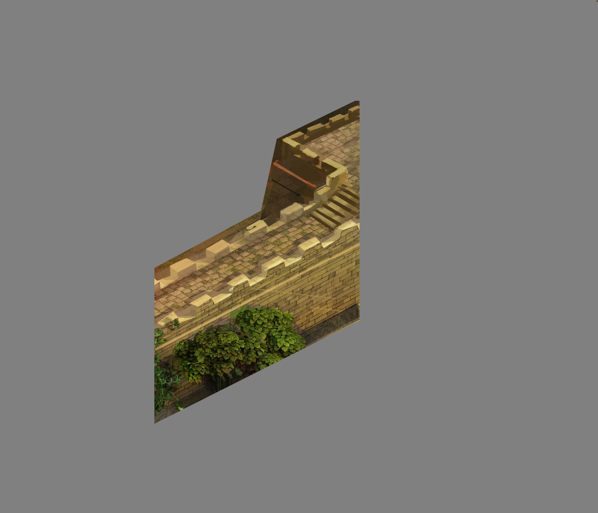 Xiangyang City - City Wall 03 3D model_3