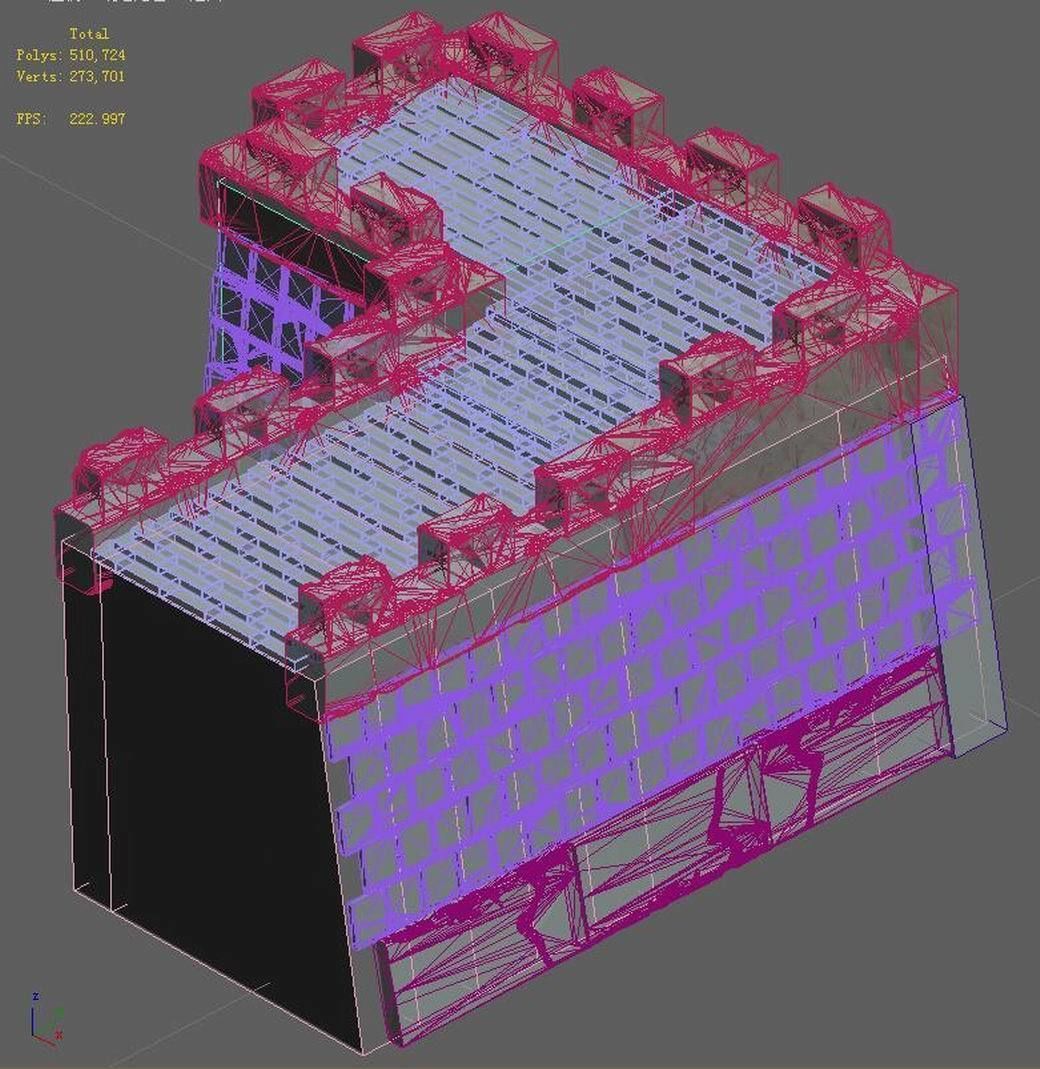 Xiangyang City - City Wall 03 3D model_5