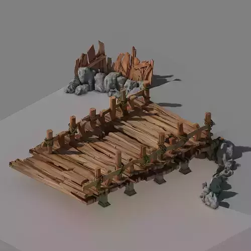 Xiangyang City - Wooden Bridge 01