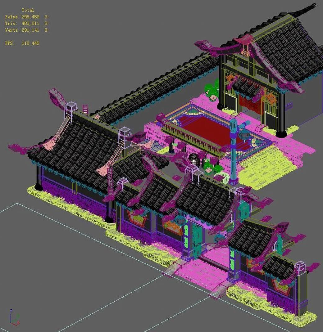 Xiangyang City - House 3D model_4