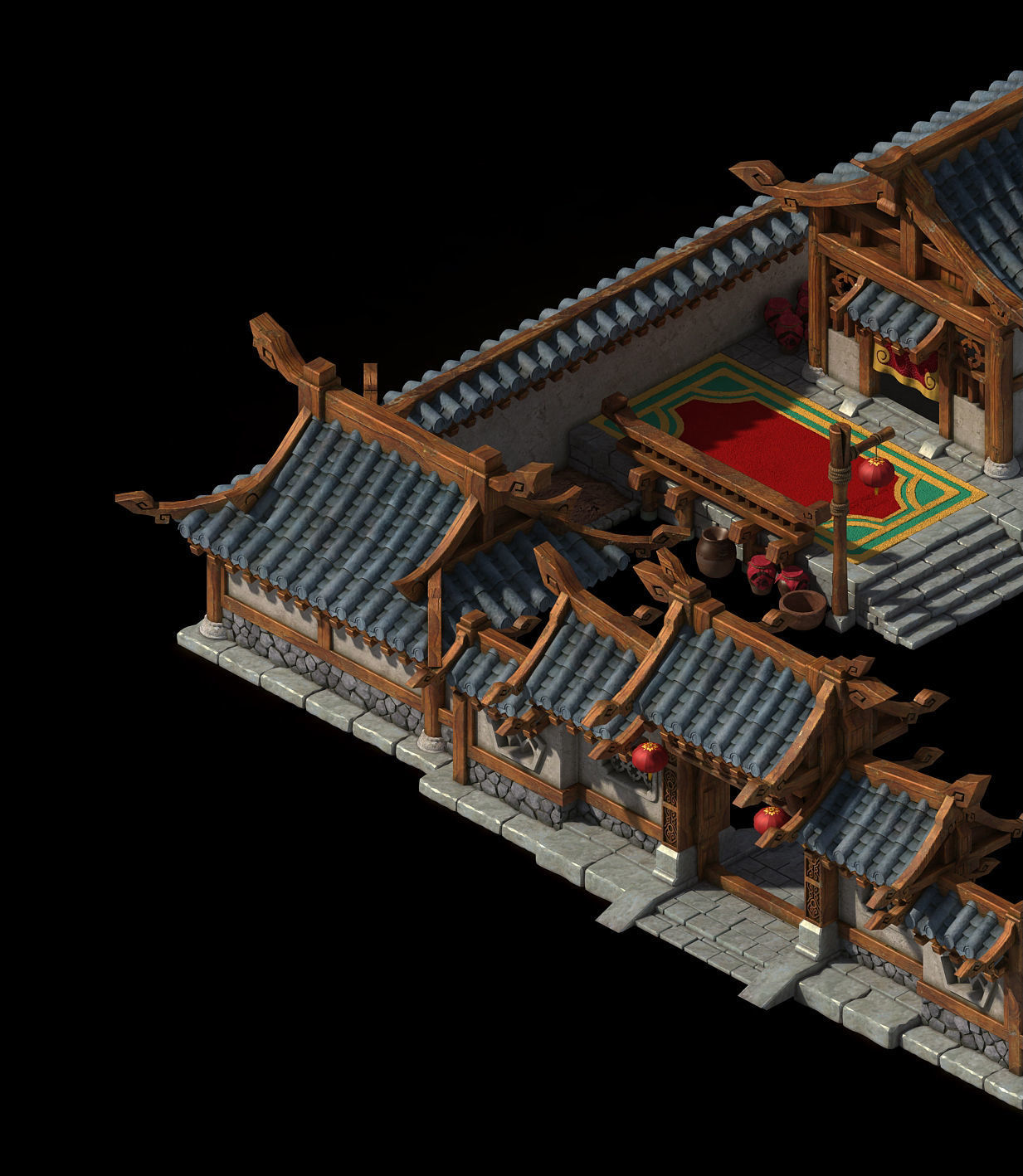 Xiangyang City - House 3D model_2