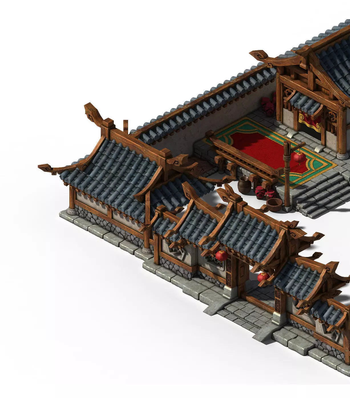Xiangyang City - House 3D model_0