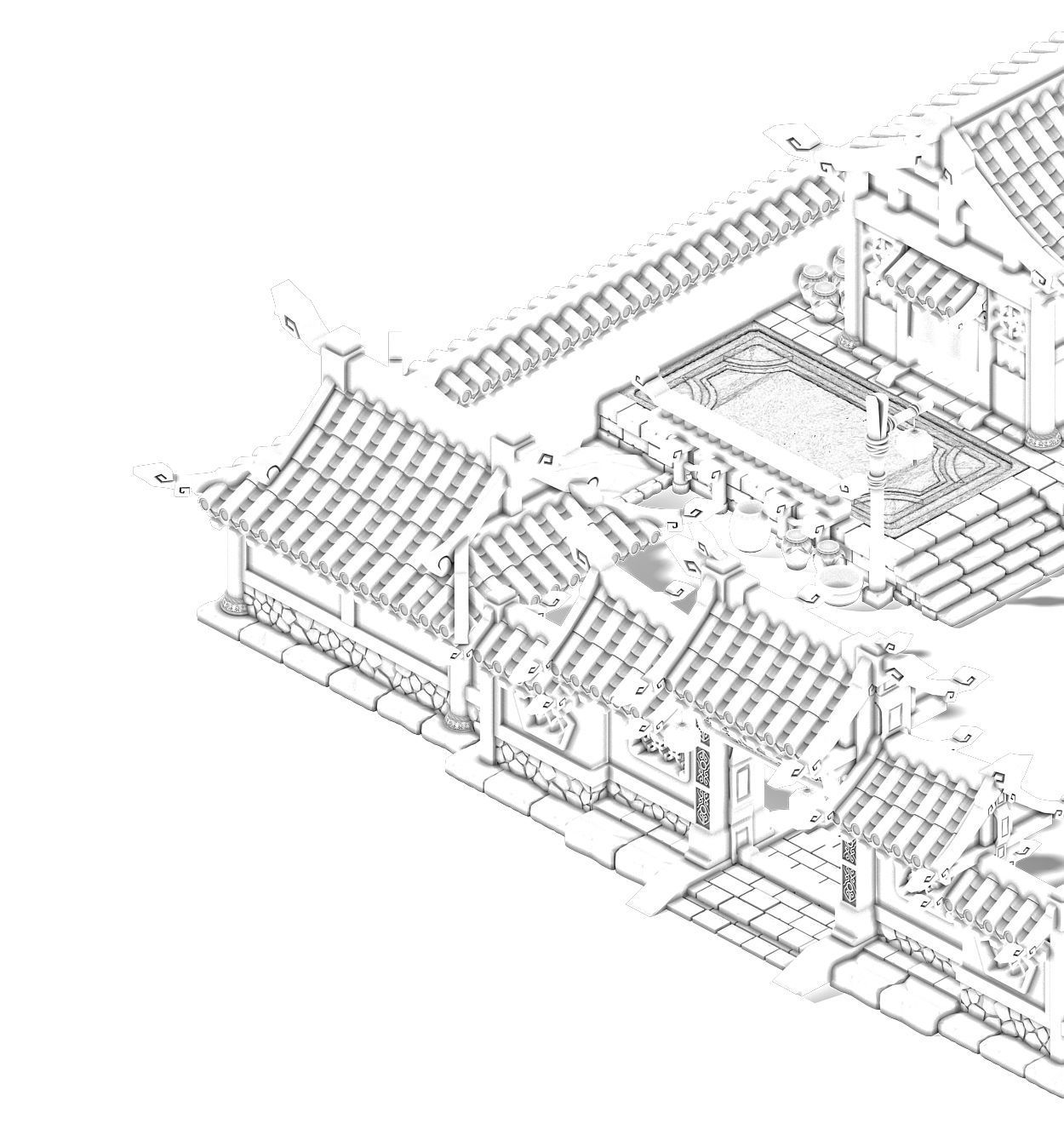 Xiangyang City - House 3D model_1