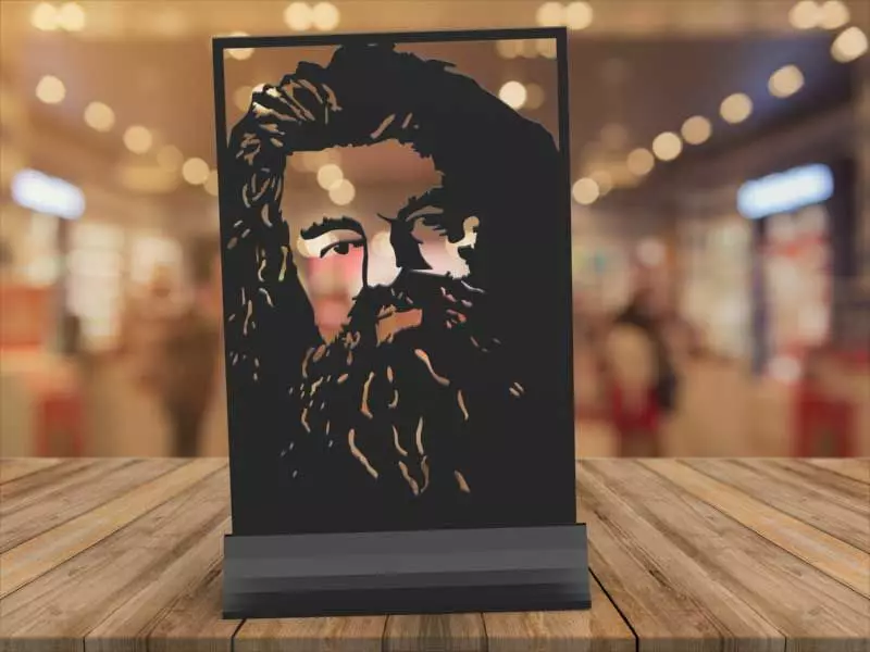 Hagrid harry potter art 3D print model_0