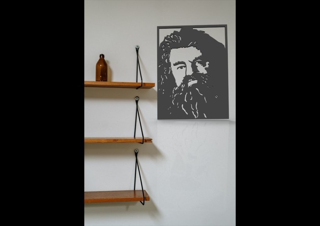 Hagrid harry potter art 3D print model_4