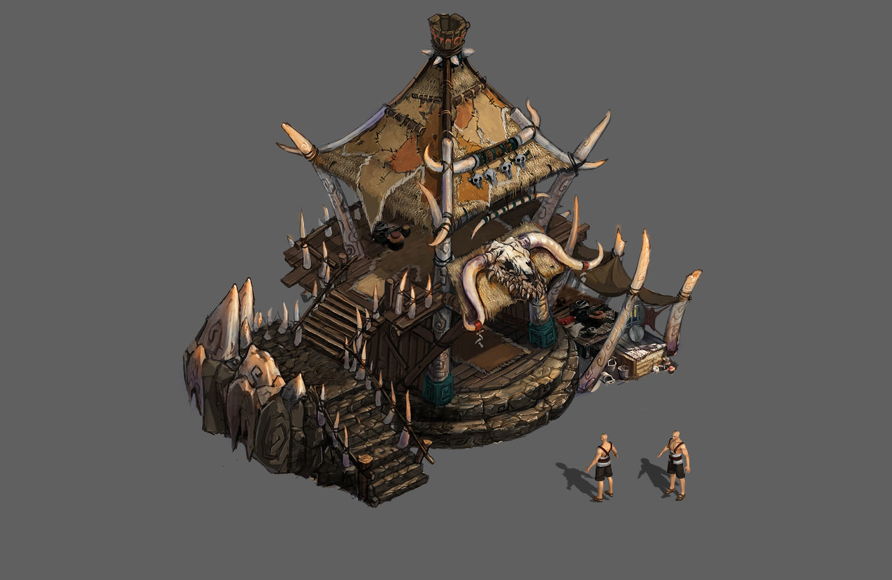 Regulus tribe - Horns House 01 3D model_2