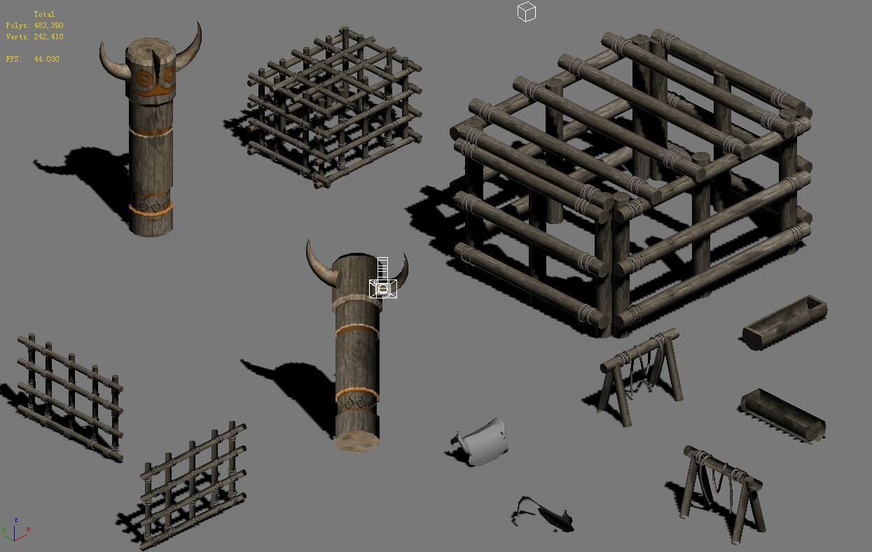 Trainer Building 01 3D model_1