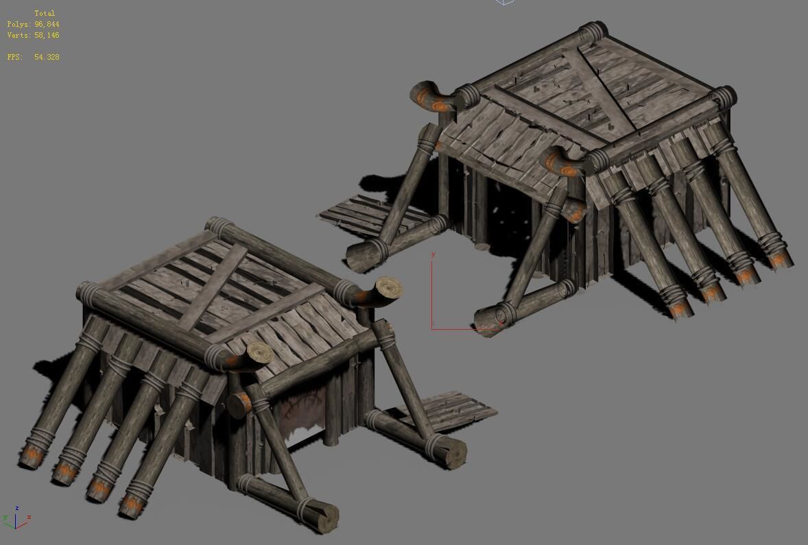 Trainer Building 02 3D model_1