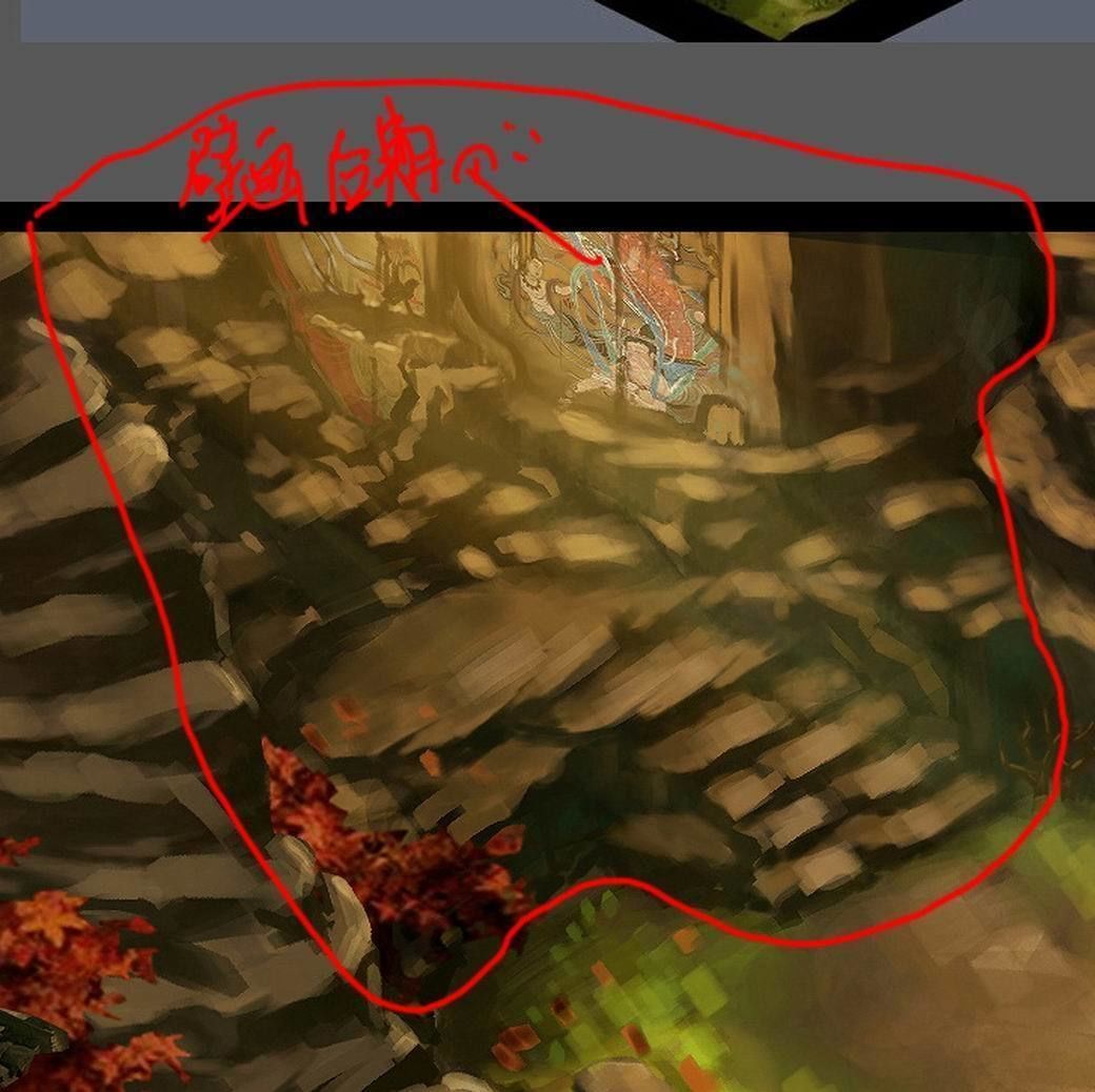 Yanmenguan - ancient frescoes 3D model_2