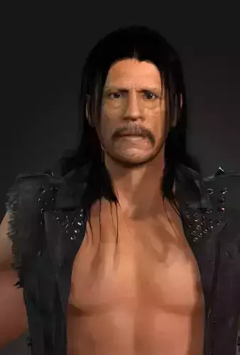 Danny Trejo Machete 3D model Ready for animation