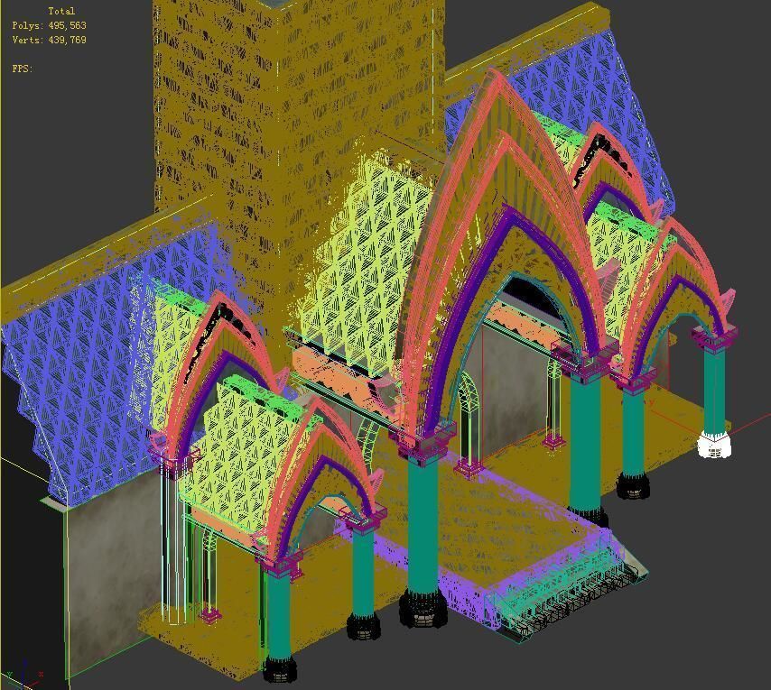 Fairy town - house 3D model_7