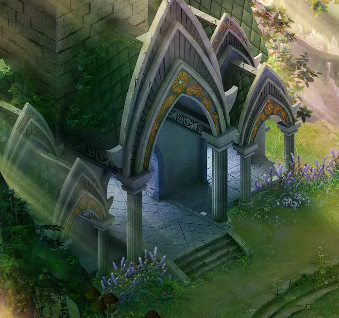 Fairy town - house 3D model_0