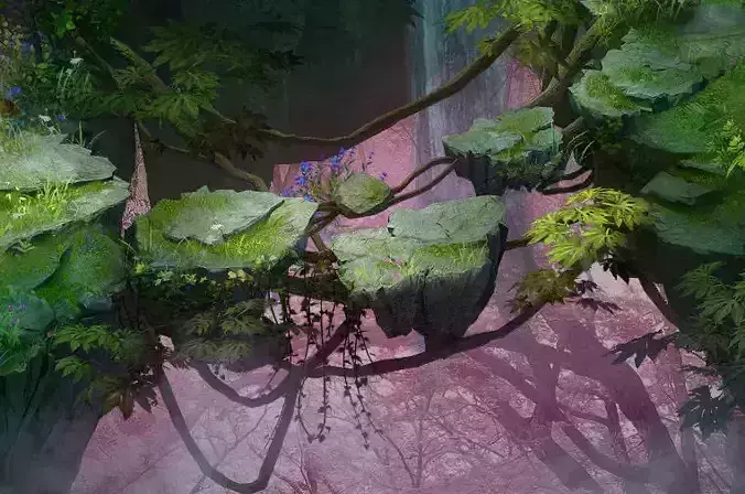 Fairy town - stone ladder