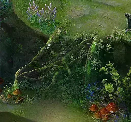 Fairy town - rattan bridge