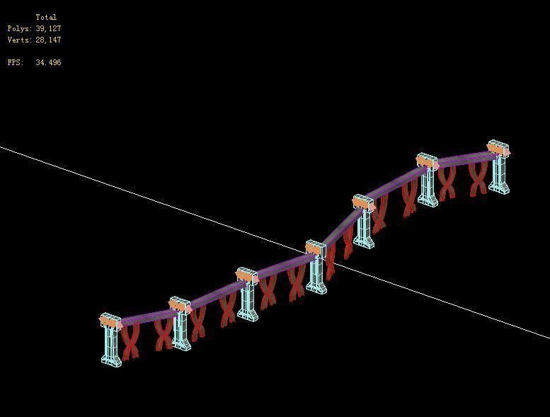 Fairy town - fence 3D model_4