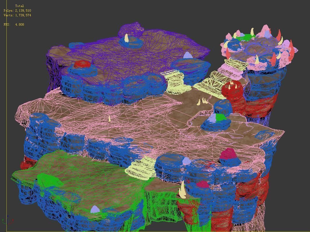 Forgotten tribe - terrain 3D model_6