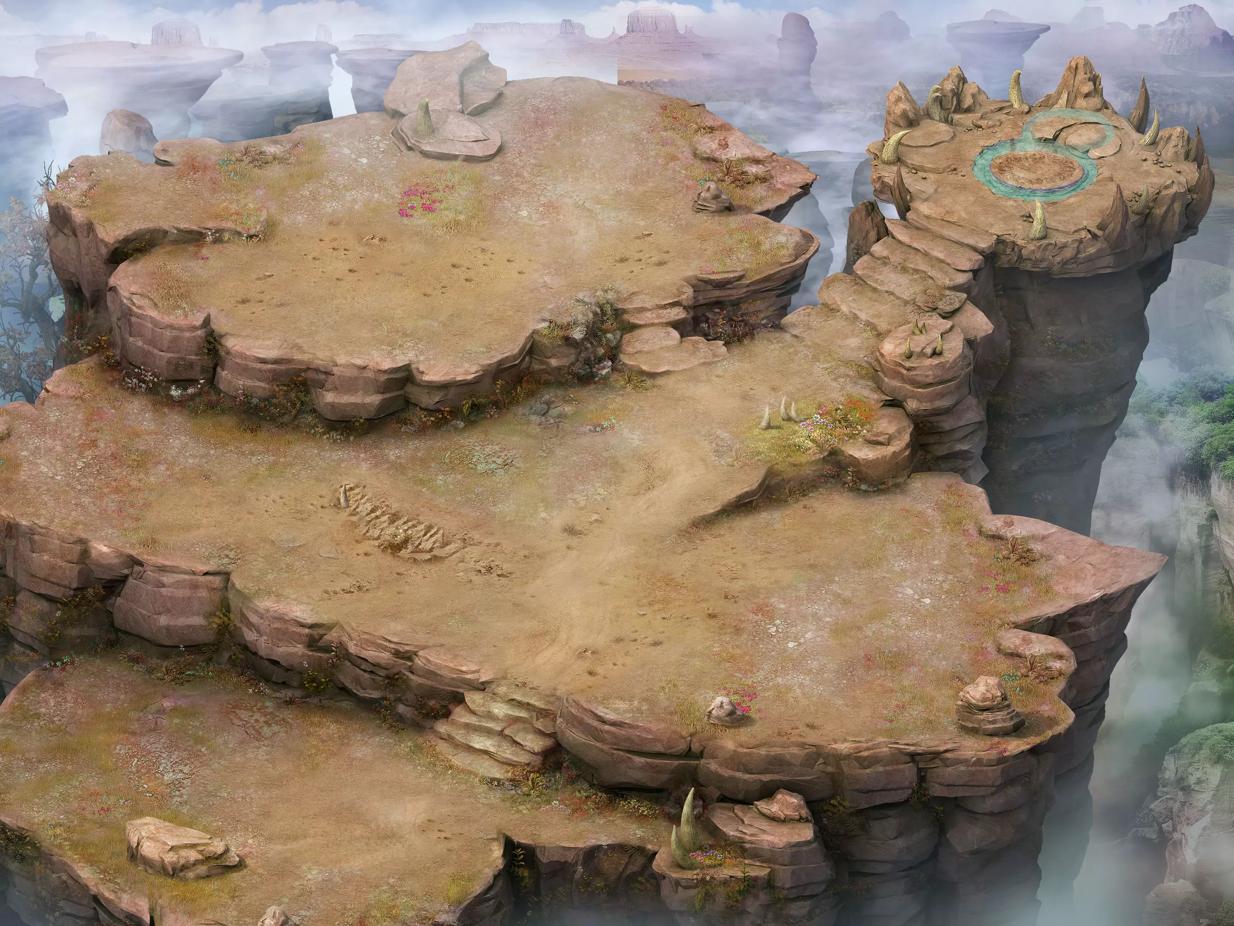 Forgotten tribe - terrain 3D model_0