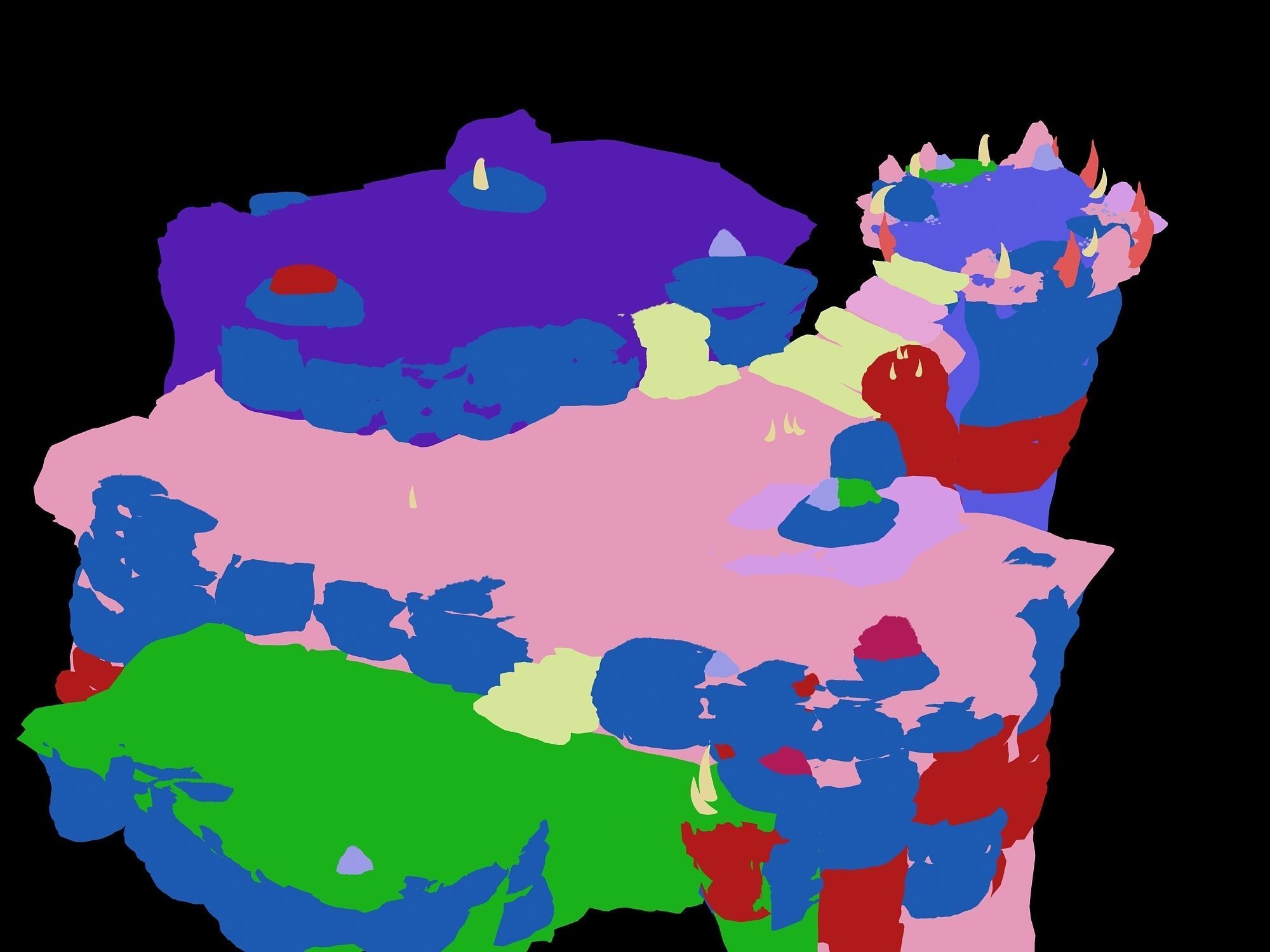 Forgotten tribe - terrain 3D model_4