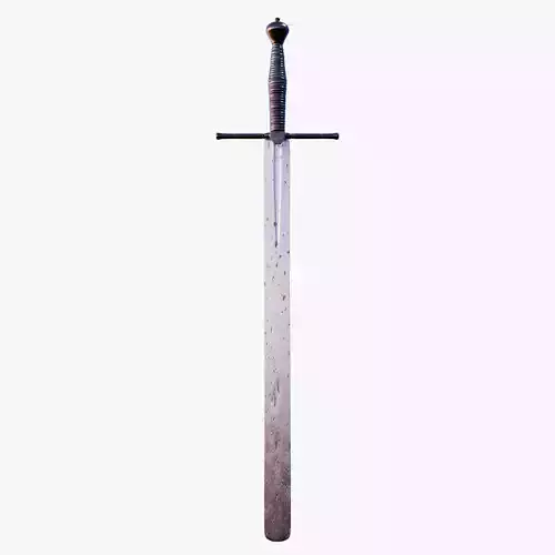 Old Executioners Sword Highpoly Model