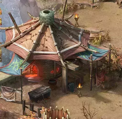 Forgotten tribe - blacksmith shop