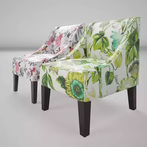 color full rexin chairs  render ready vray 