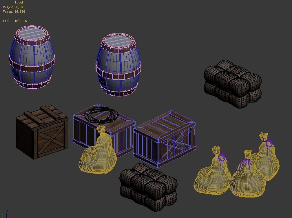 Forgotten tribe - debris 3D model_4