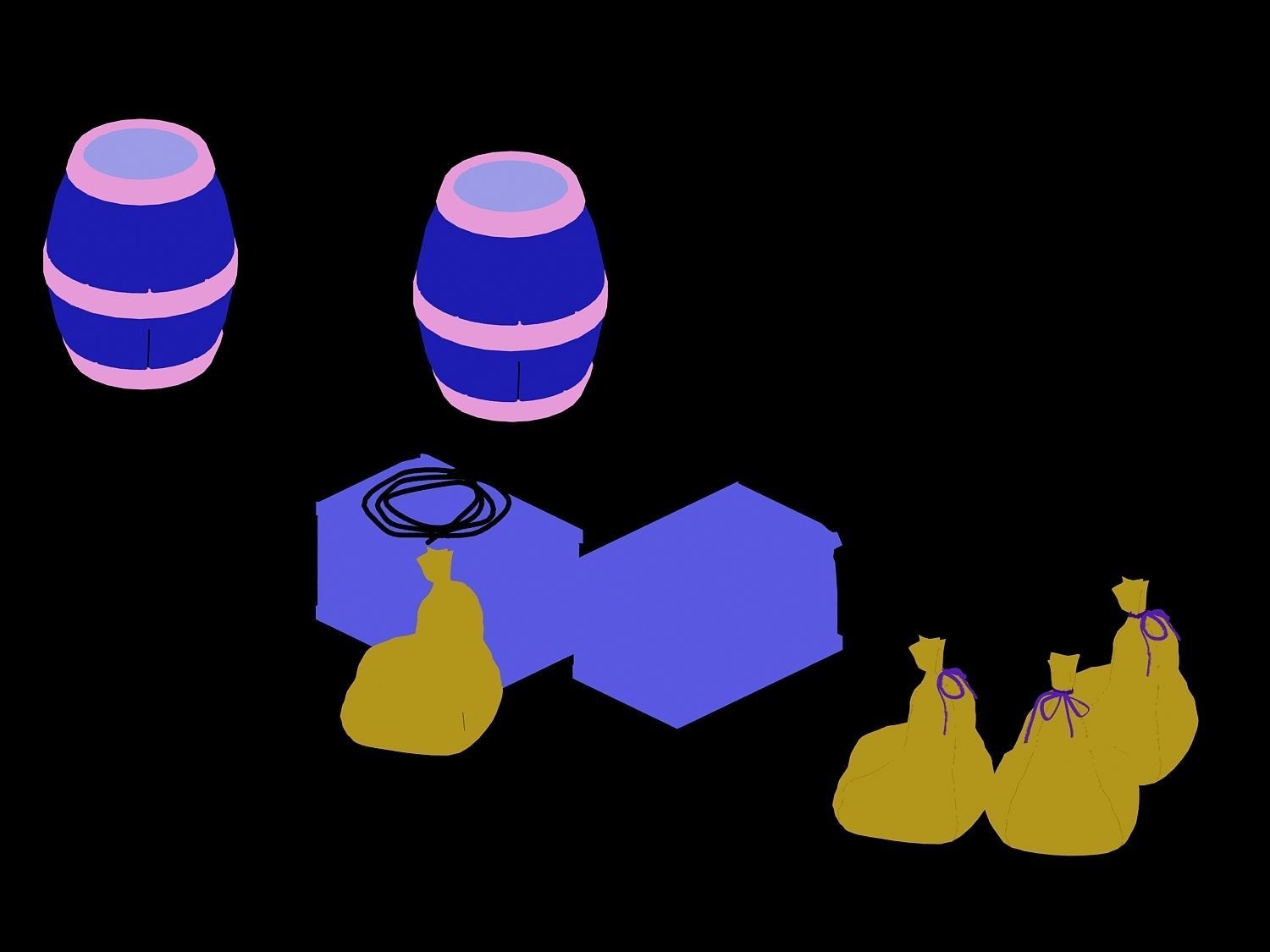 Forgotten tribe - debris 3D model_2