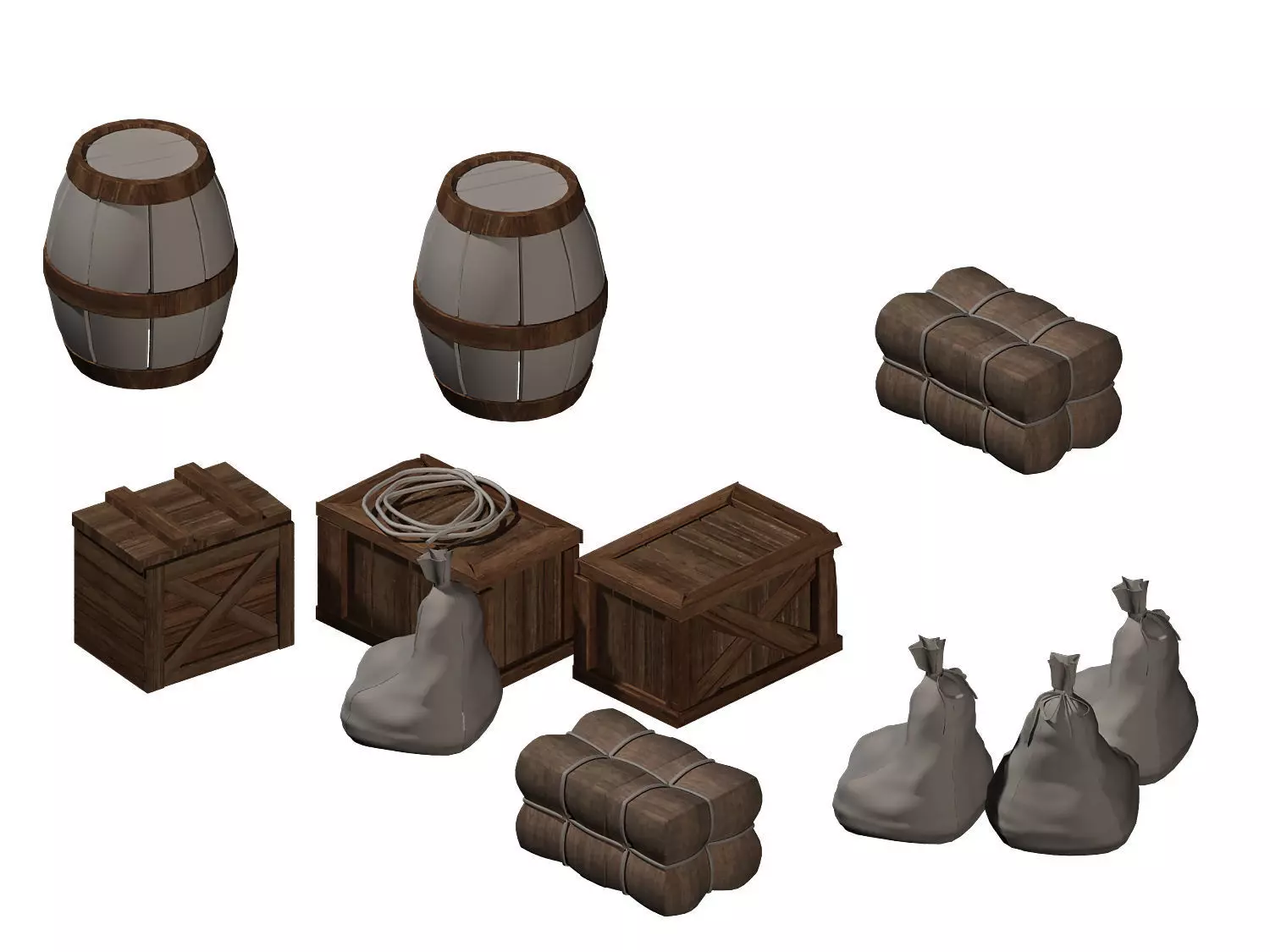 Forgotten tribe - debris 3D model_0