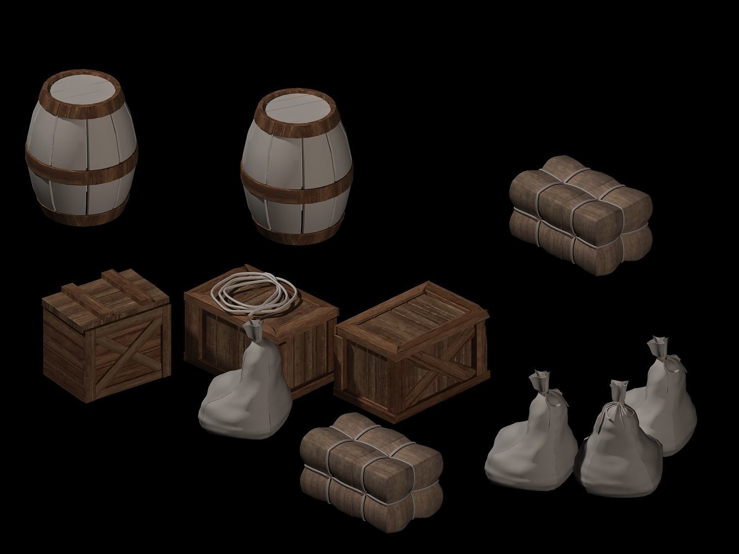 Forgotten tribe - debris 3D model_1
